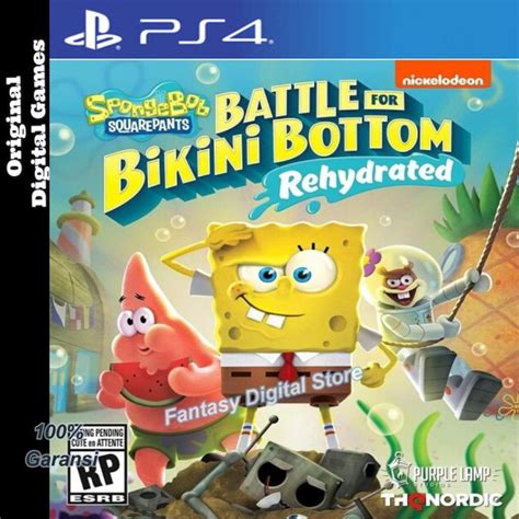 Jual SpongeBob SquarePants Battle For Bikini Bottom Rehydrated PS PS Digital Shopee Indonesia