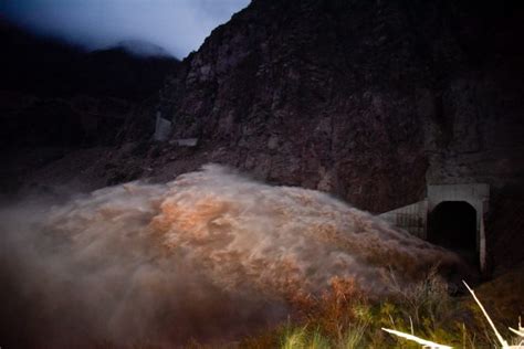 Se Abrieron Las Compuertas De La Presa Potrerillos Para Tareas De