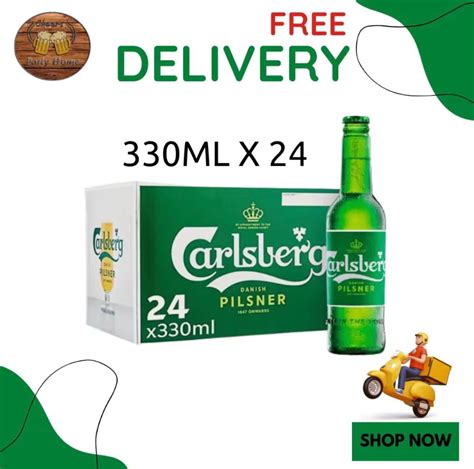 Carlsberg Danish Pilsner Beer Ml S Pint Bottle Bbd Mar