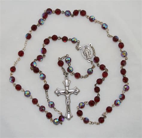 January “Garnet” Birthstone Rosary – Assumptions