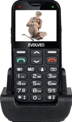 Evolveo EasyPhone XG mobilní telefon pro seniory s nabíjecím stojánkem