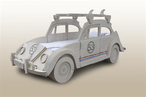 Vw Beetle Herbie Bed By Fun Furniture Collection With 53 Bedding By Classic Reflections Theme