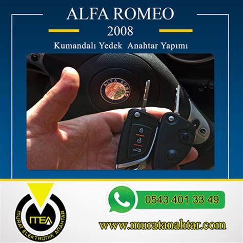 Alfa Romeo Kumandal Yedek Anahtar Yap M Murat Elektronik