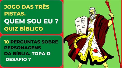 JOGO BÍBLICO QUEM SOU EU JOGO DAS TRÊS PISTAS QuemSouEuBiblico