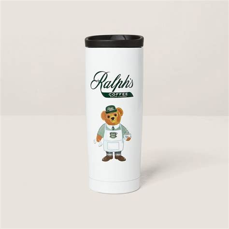 Ralph S Coffee Barista Polo Bear Tumbler For Home Ralph Lauren BR