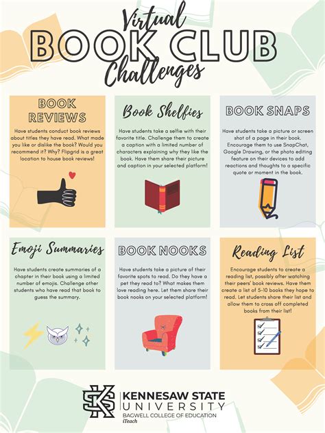 Virtual Book Club Challenges Book Study Book Club Any Book