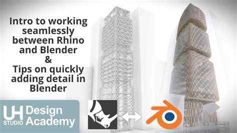 Intro To Working Seamlessly Between Rhino And Blender Tips On Quickly