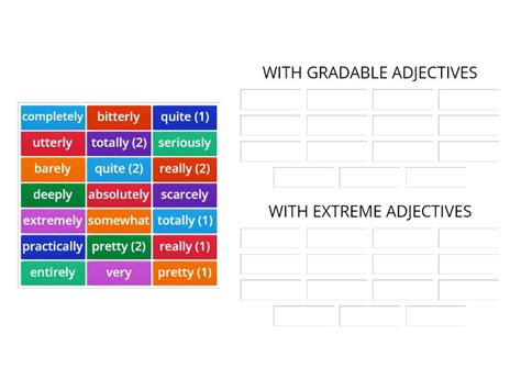 modifying adverbs  group sort