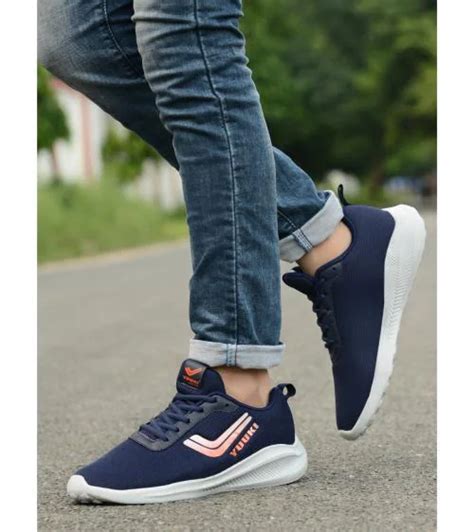 Buy Yuuki Pace Citi Navy Orange Running Shoe For Men Online At Best Prices In India Jiomart