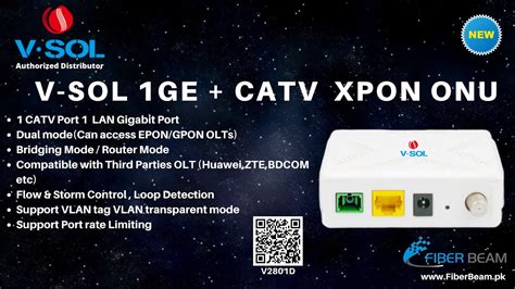 VSOL V2801D 1GE CATV XPON ONU YouTube