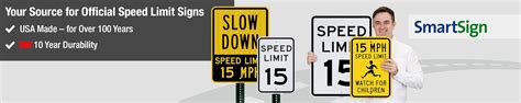 Amazon Smartsign Speed Limit Signs Mph