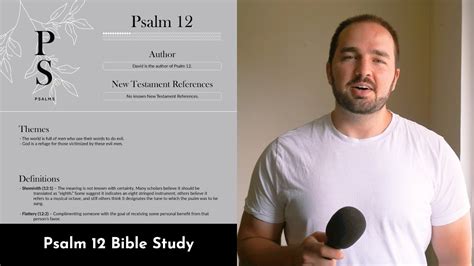 Psalm 12 Summary 5 Minute Bible Study Youtube