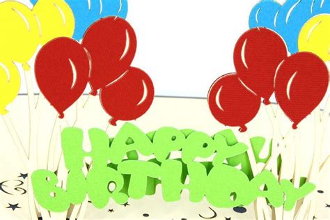 Balloons-Happy Birthday – Henry Pop-Up Cards