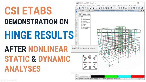 19 CSI ETABS Demonstration On Hinge Results After Nonlinear Static