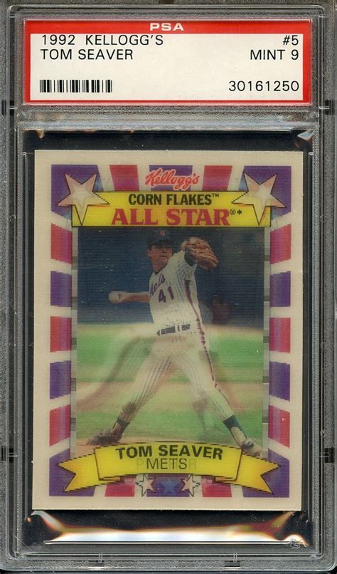 Kellogg S Tom Seaver Psa Mint Bb Ebay