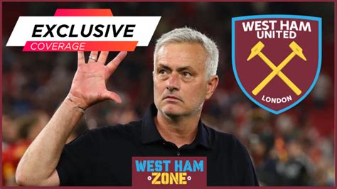 West Ham Jose Mourinho Tipped To Take Over From David Moyes