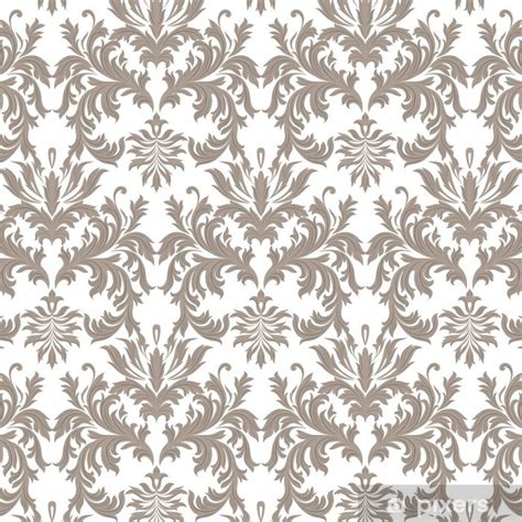 Wall Mural Vector Baroque Vintage Floral Damask Pattern Luxury Classic