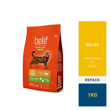 Belif Premium Cat Food Chicken Turkey Shopee Malaysia