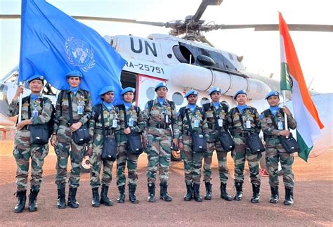 UN Peacekeeping On Twitter IndiaUNNewYork Sent Its Largest Unit Of