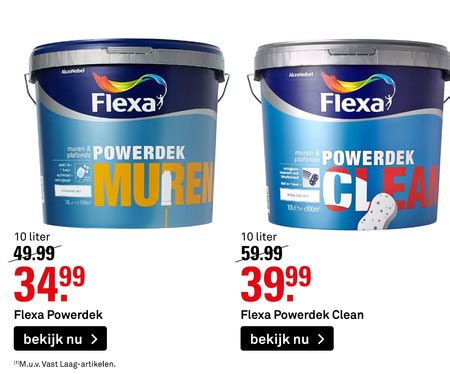 Flexa Muurverf Folder Aanbieding Bij Karwei Details