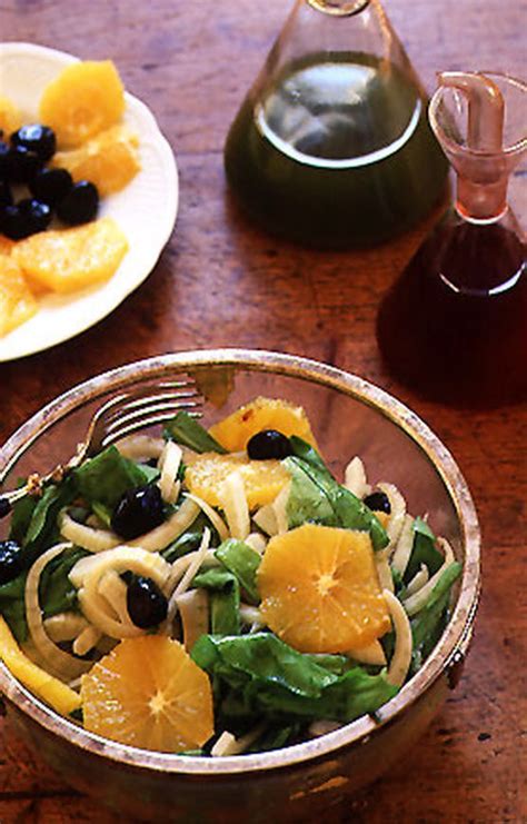 Sicilian Fennel Salad With Oranges Arugula And Black Olives Recipe