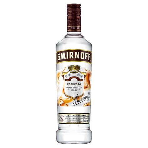 Smirnoff Espresso Vodka 70cl from Ocado