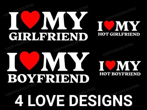 I Love My Girlfriend Svg Heart Shirts Valentines Day Etsy