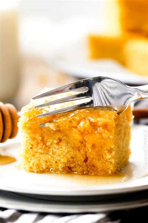 Homemade Sweet Cornbread - Carlsbad Cravings