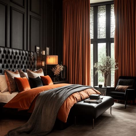 20 Black And Rust Bedroom Ideas HearthandPetals