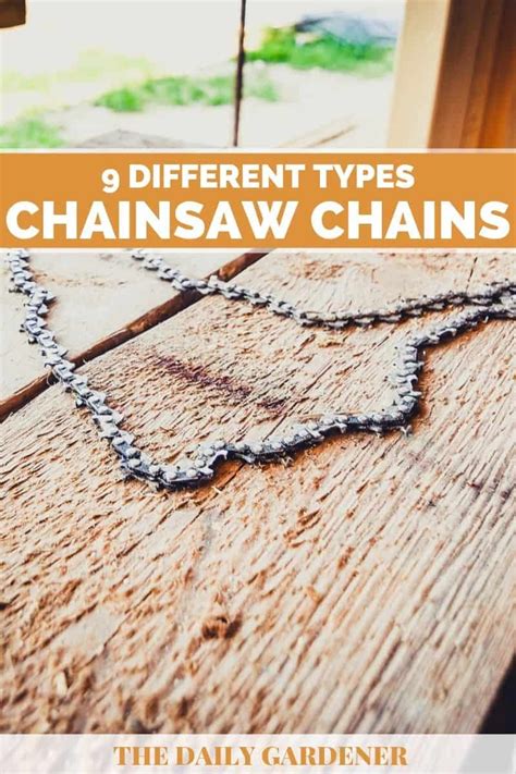 9 Different Types of Chainsaw Chains Chainsaw Mill Plans, Chainsaw ...