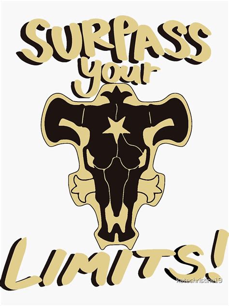 "Black Bulls Yami Quote" Sticker for Sale by katechristine19 | Redbubble