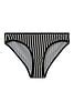 Buy Low Waist Striped Bikini Panty In White Online India Best Prices COD Clovia PN2810G18