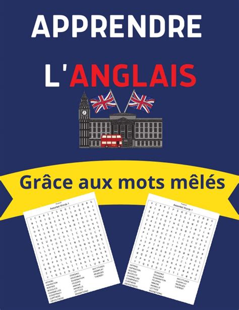 Buy apprendre l anglais grâce aux mots mêlés Mots Cachés en anglais