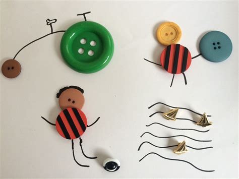kinderen en knopen altijd een leuke combinatie en leuke bezigheid voor
