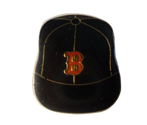 Boston Red Sox Logo Baseball Cap Mlb Vintage Enamel Pin Badge Etsy