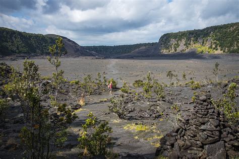 This Hawaii hike takes you across a once-molten lava lake