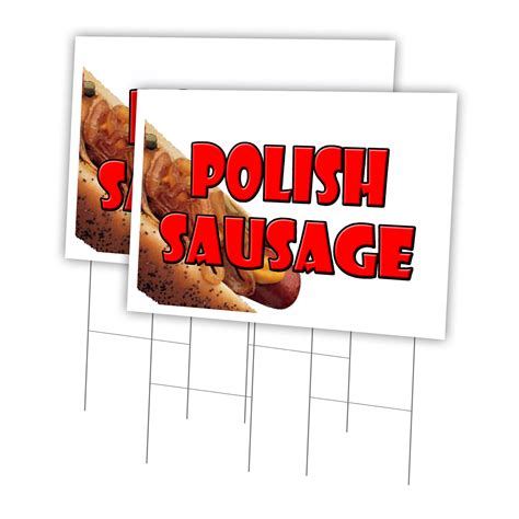 Polish Sausage Advertising Signmission