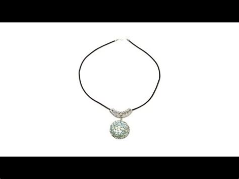 Noa Zuman Filigree Station Roman Glass Drop Pendant YouTube