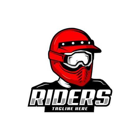 Premium Vector | Vector rider biker logo illustration