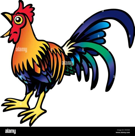 Rooster Stock Vector Images Alamy