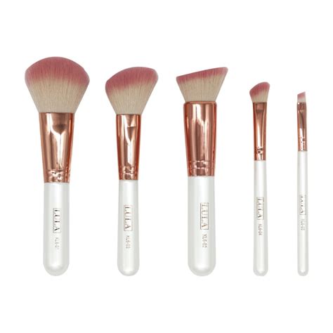 Kit Brochas Lula Pearl Touch Girly Maquillaje Makeup