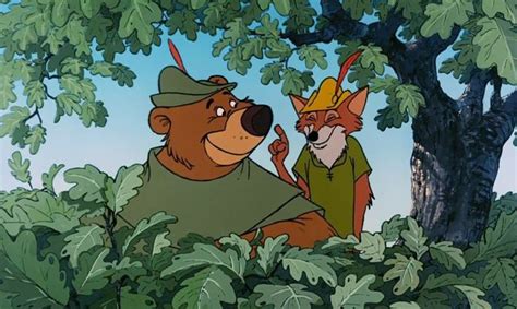 Robin Des Bois Et Petit Jean Robin Hood Disney Robin Hood Classic