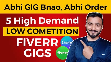 5 Easy Low Competition Fiverr Gigs Forever High Demand Fiverr Gigs