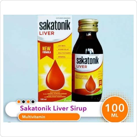 Sakatonik Liver Sirup Multivitamin Penambah Darah Dan Memelihara Daya