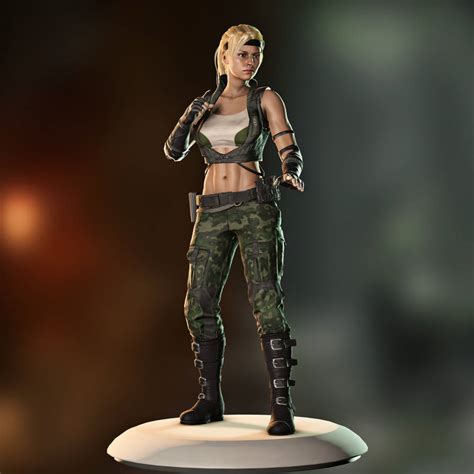 Cassie Cage As Sonya Blade By Rangmover On Deviantart