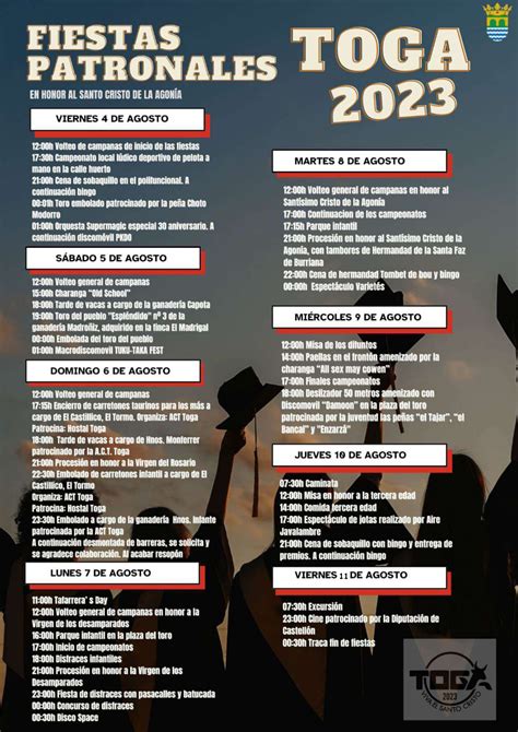 CARTEL FIESTAS DE TOGA 2023