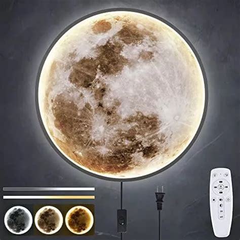 Prolee Aplique De Pared Lunar Regulable L Mpara Lunar W Cuotas