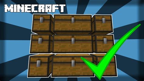 Minecraft How To Organize Your Chests 1152 Youtube