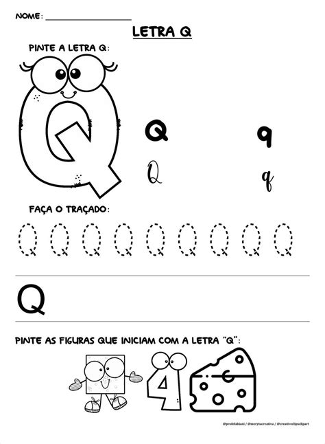 Atividade Com A Letra Q - 7