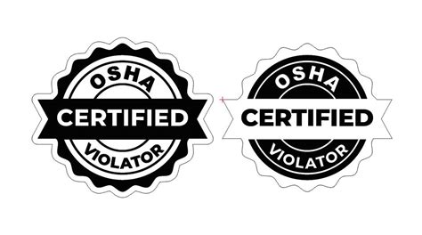 Osha Certified Violator Leather Patch Template Custom Leather Patch